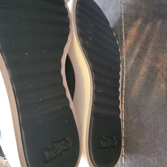 COACH BLACK LEATHER WITH ANTIQUED BRASS COACH C HARDWARE SIZE 5 - Picture 7 of 7